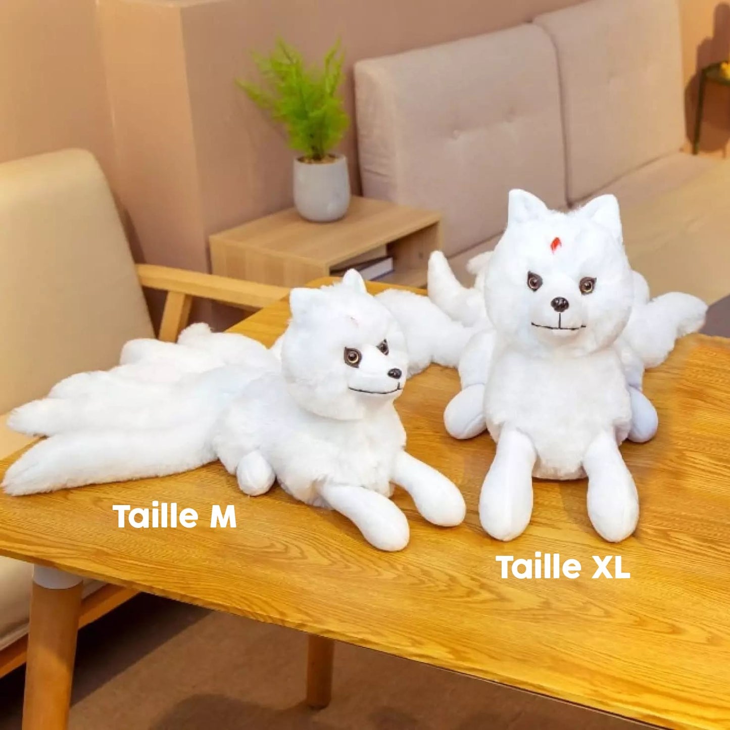 peluche renard mignon kitsune