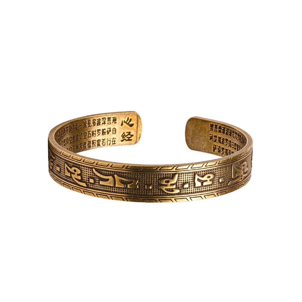 Bracelet Tibetain Jonc Dore