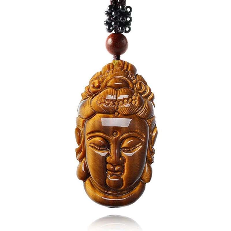 Pendentif Bouddha Oeil de Tigre