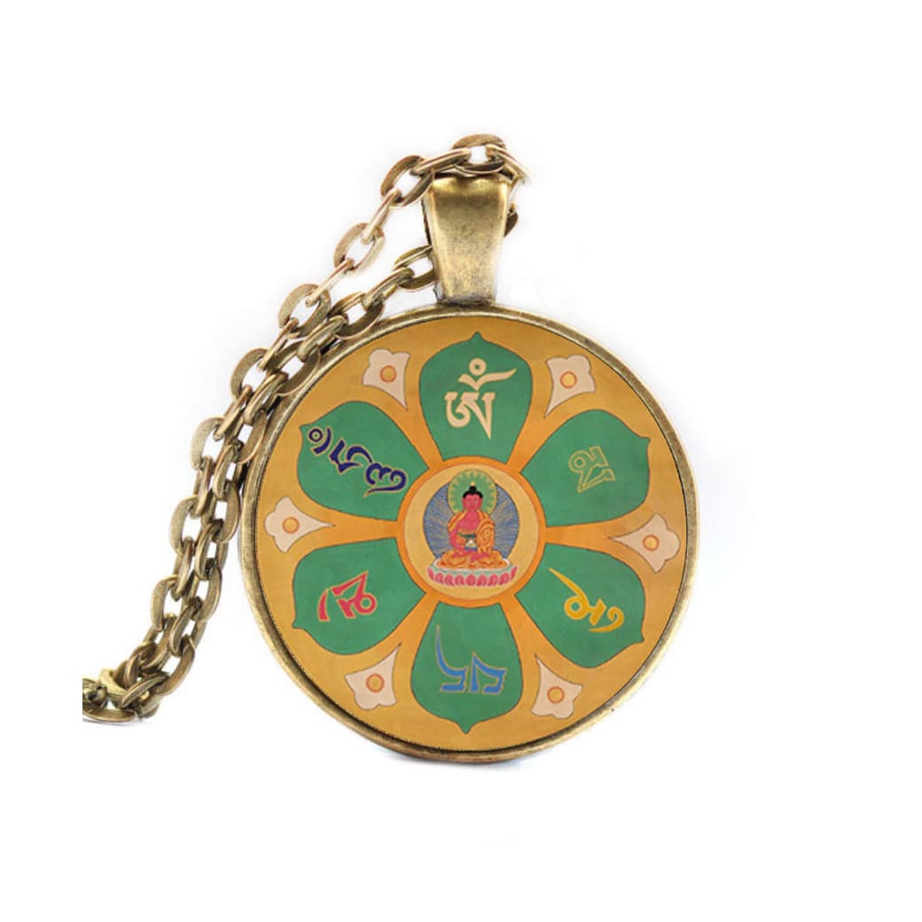 Pendentif Bouddha Tibetain bronze