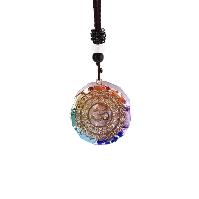 Pendentif Orgonite Om