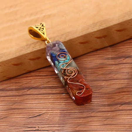Pendentif fleur de vie orgonite