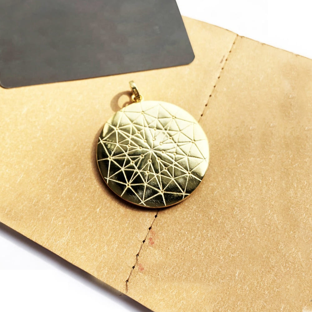 Pendentif tibetain Porte Bonheur