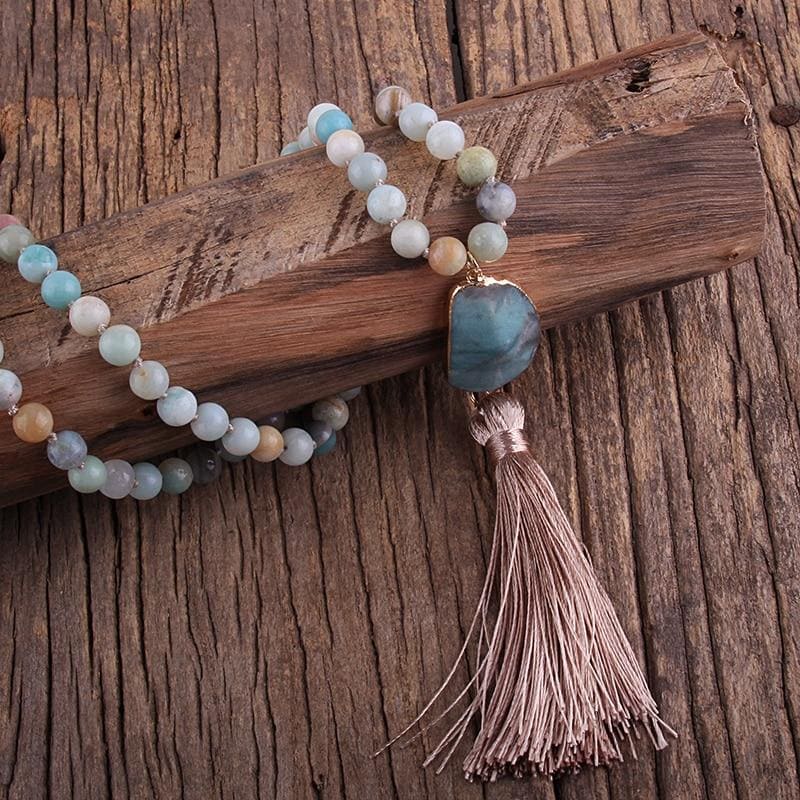 amazonite collier mala