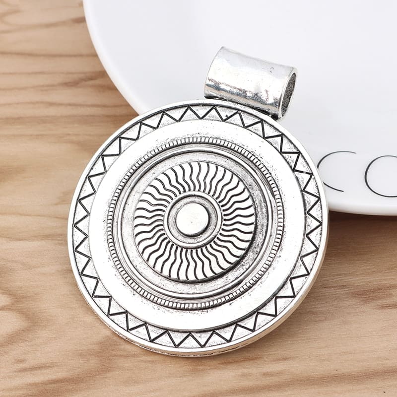 argent antique pendentif