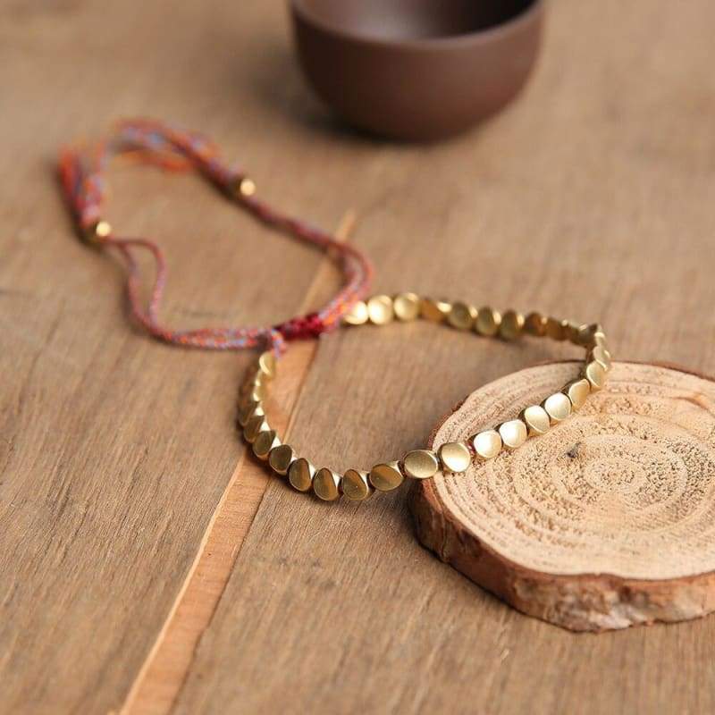 bracelet perle cuivre