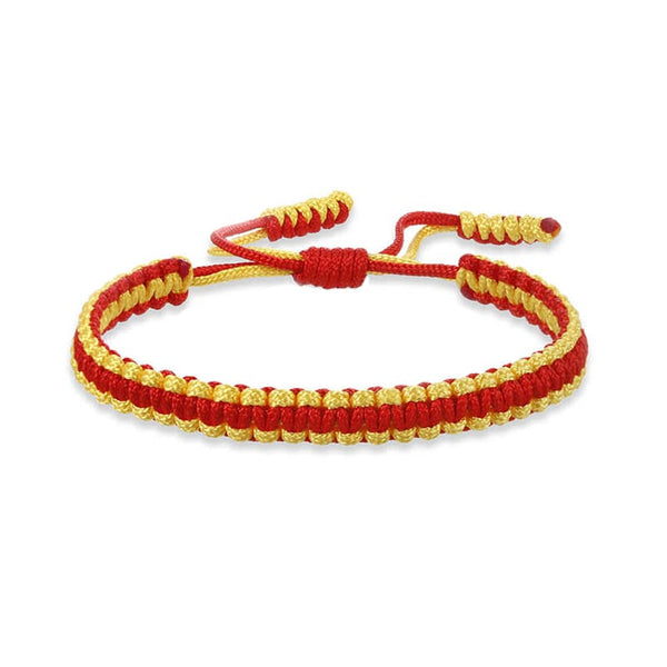 bracelet tibetain tresse