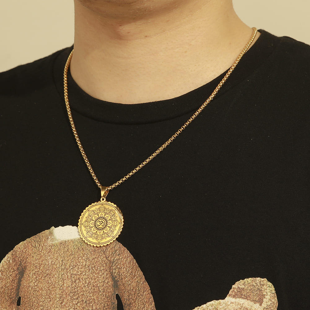 pendentif en or tibetain