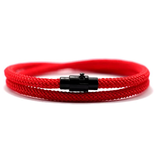 Bracelet Tibétain Double Rouge