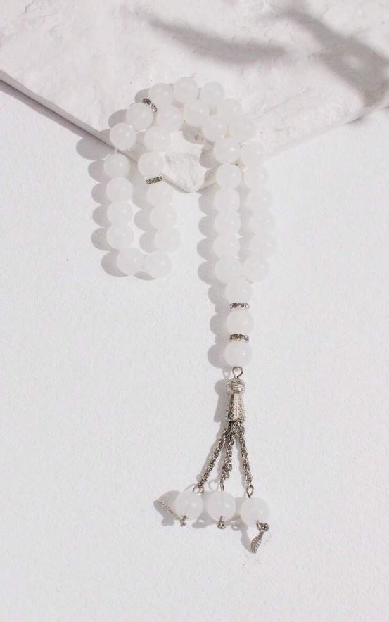 Chapelet Tasbih 33 Perles Agates