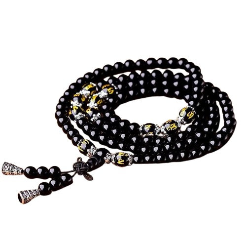 Mala 108 Obsidienne Onyx