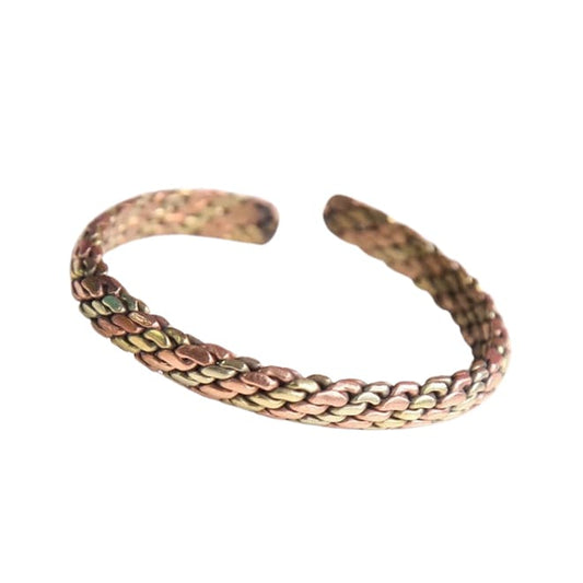 bracelet jonc bicolore