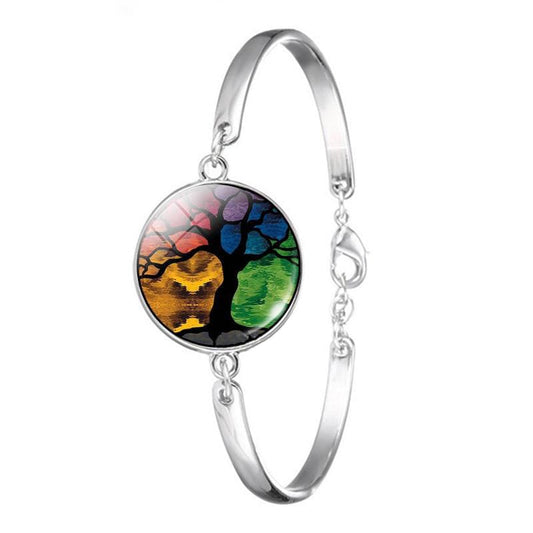 bracelet tibetain arbre de vie chakras