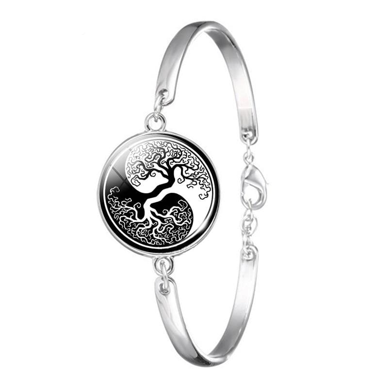 bracelet Yin Yang Argent