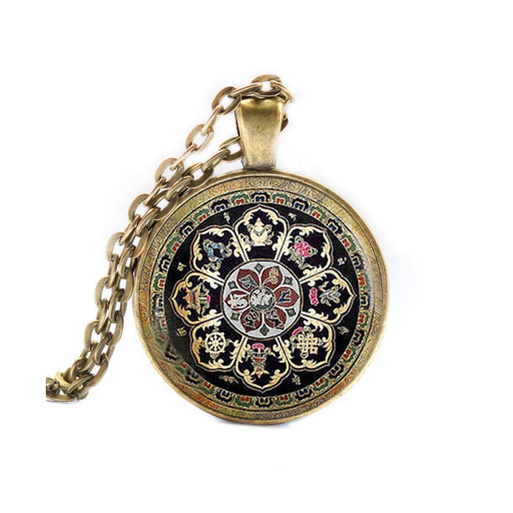 pendentif geometrie sacree bronze