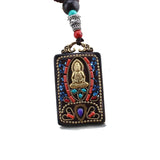 pendentif tibetain ethnique