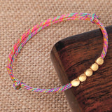 fil multicolore bracelet